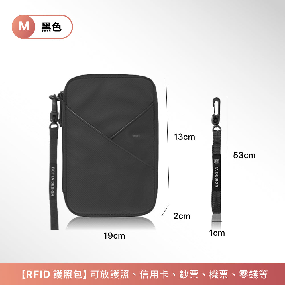 RFID防盜刷護照包