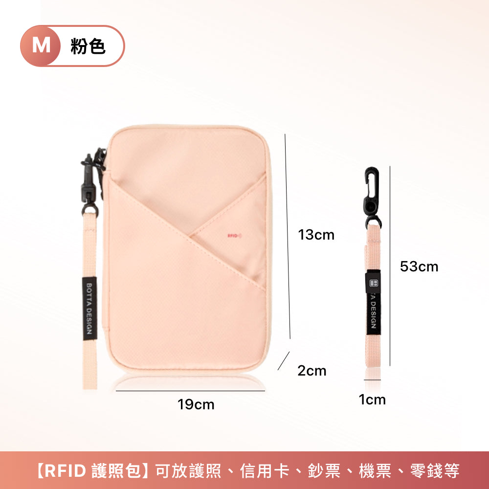 RFID防盜刷護照包
