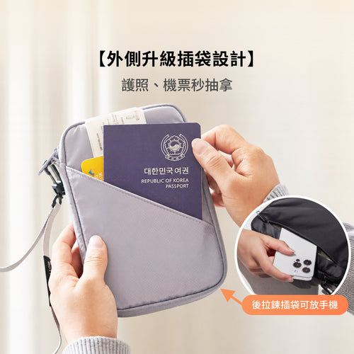 RFID防盜刷護照包