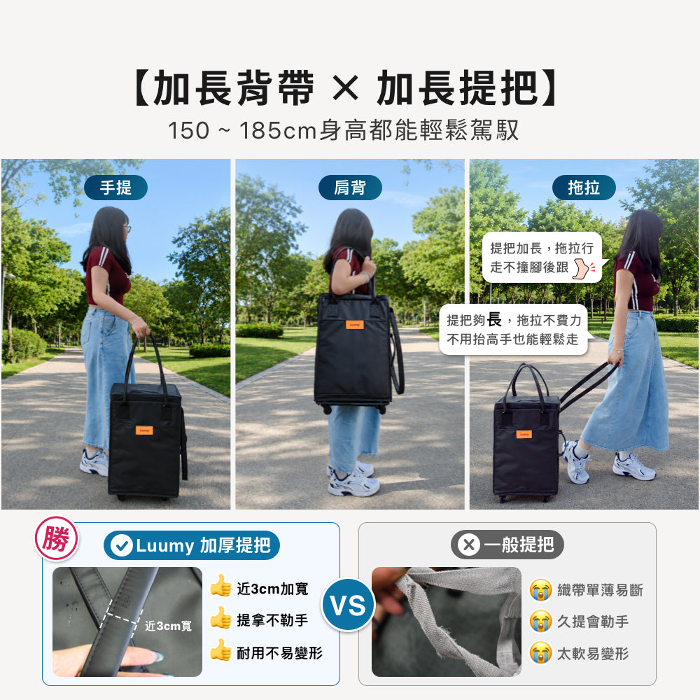Luumy 拖拉包 拖車袋 購物車袋