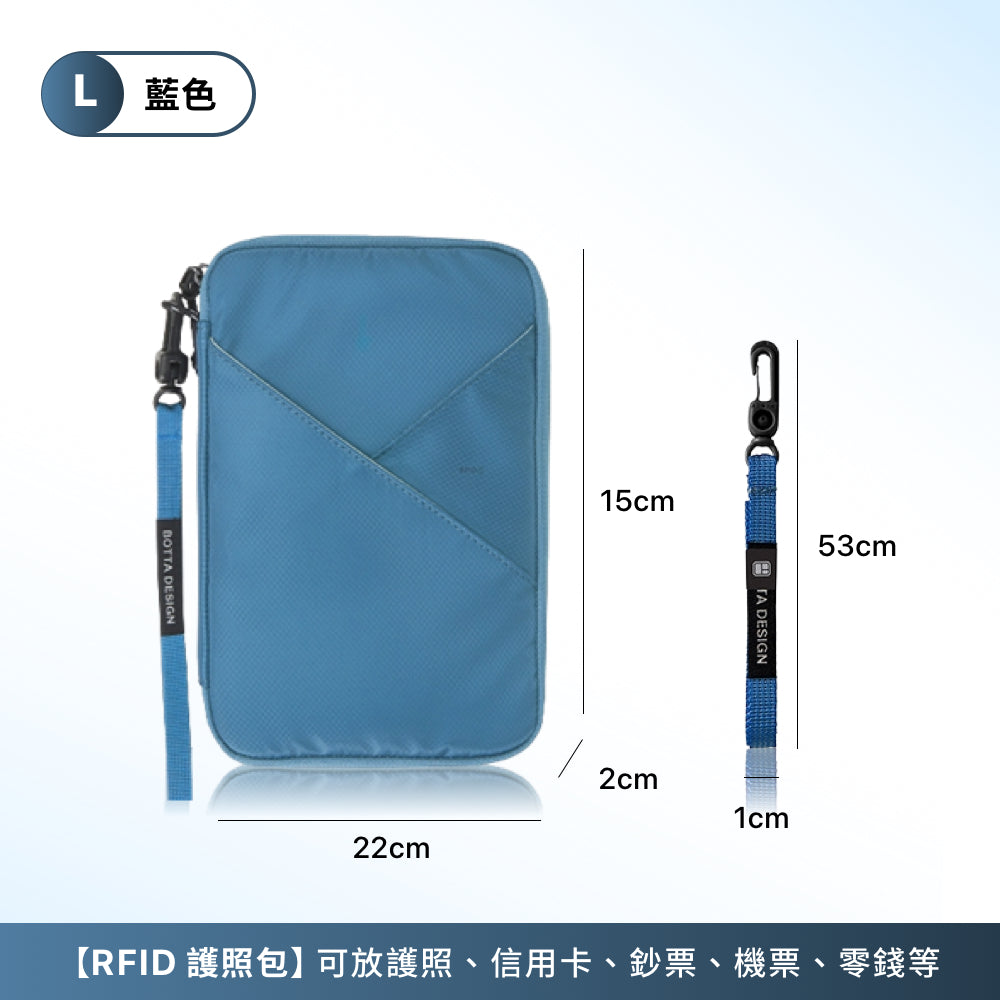RFID防盜刷護照包