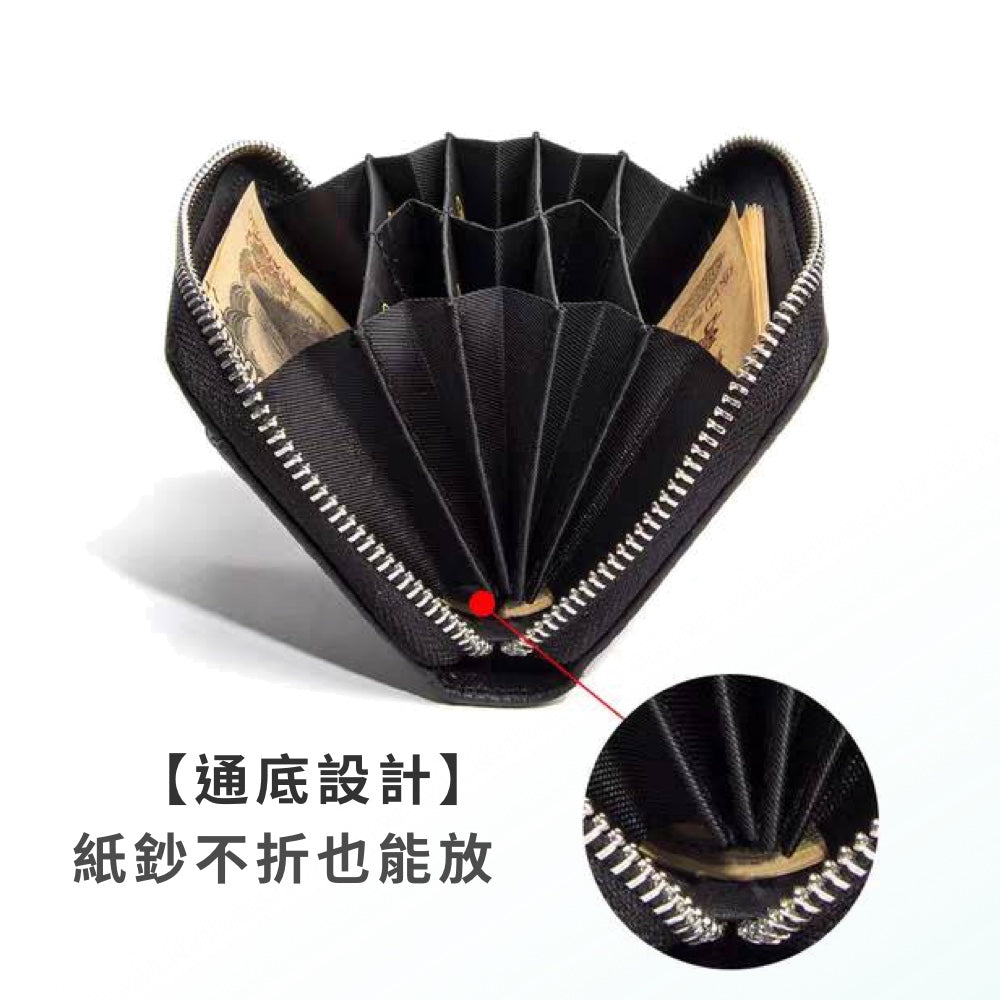 日幣防盜刷真皮零錢包