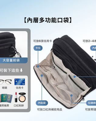 防水斜背郵差包