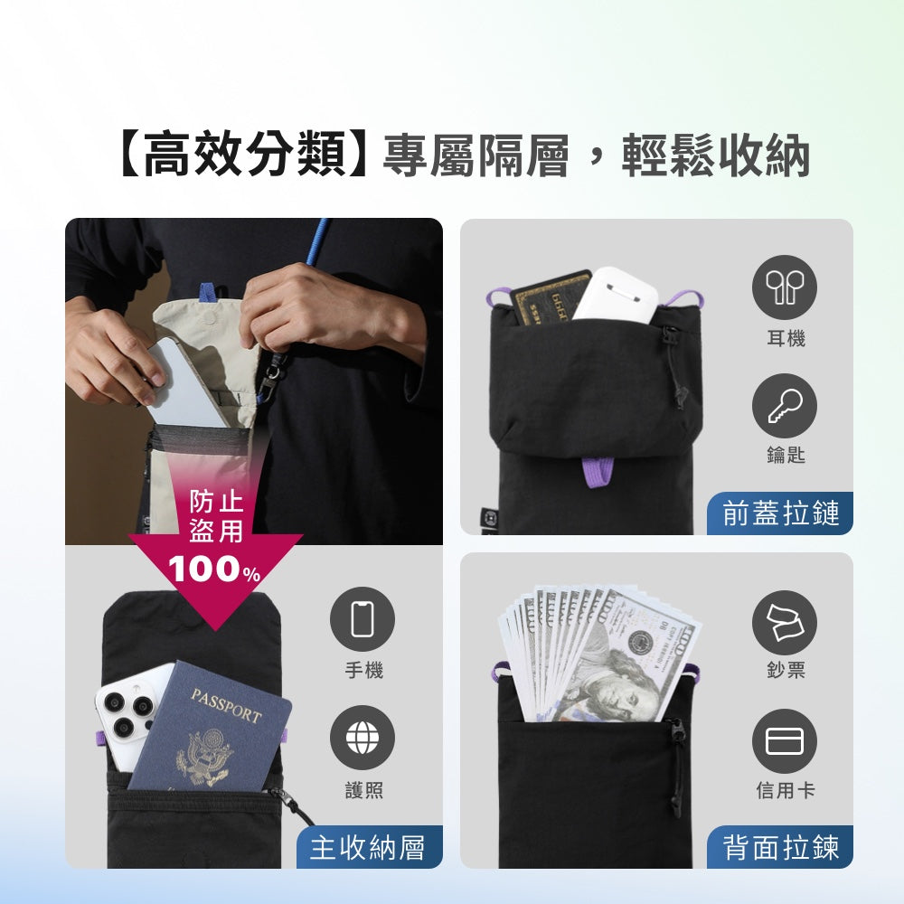 RFID輕量化大容量小潮包