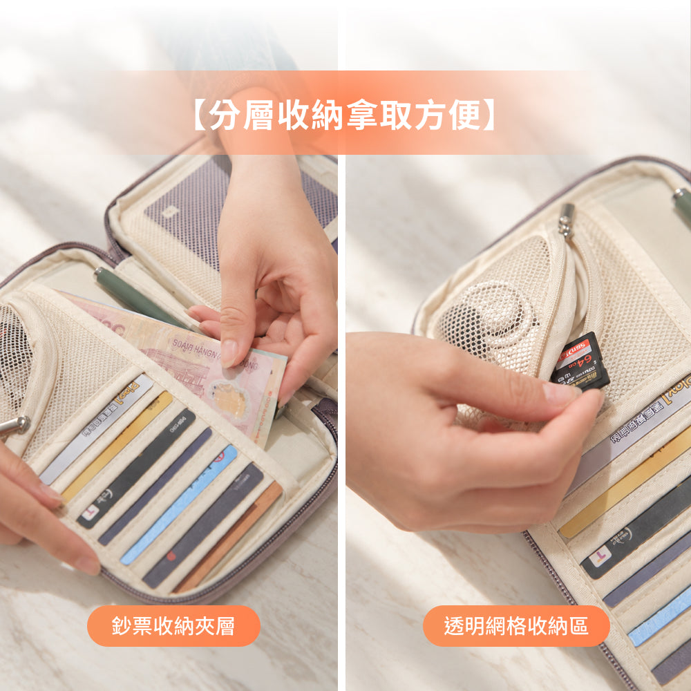 RFID防盜刷護照包