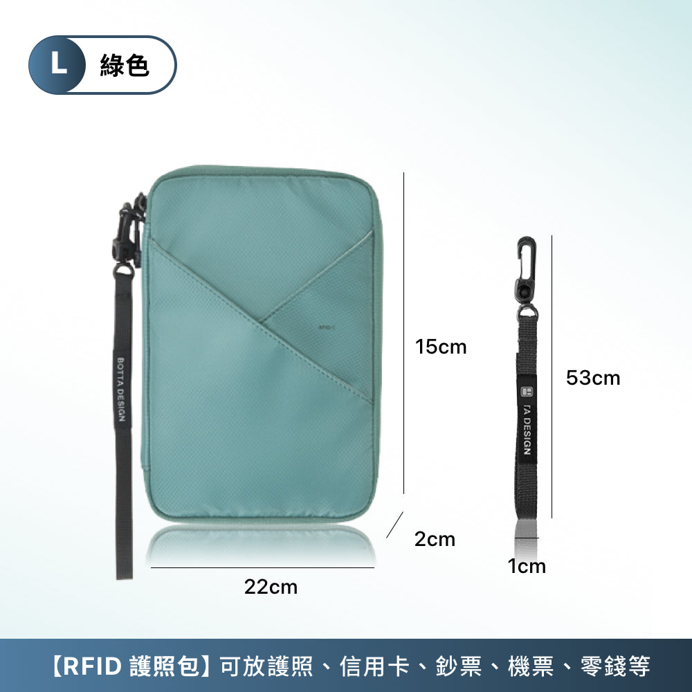 RFID防盜刷護照包
