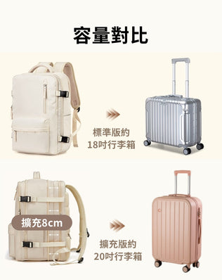可擴充旅行萬用後背包