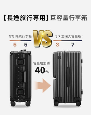 站立取物前開行李箱