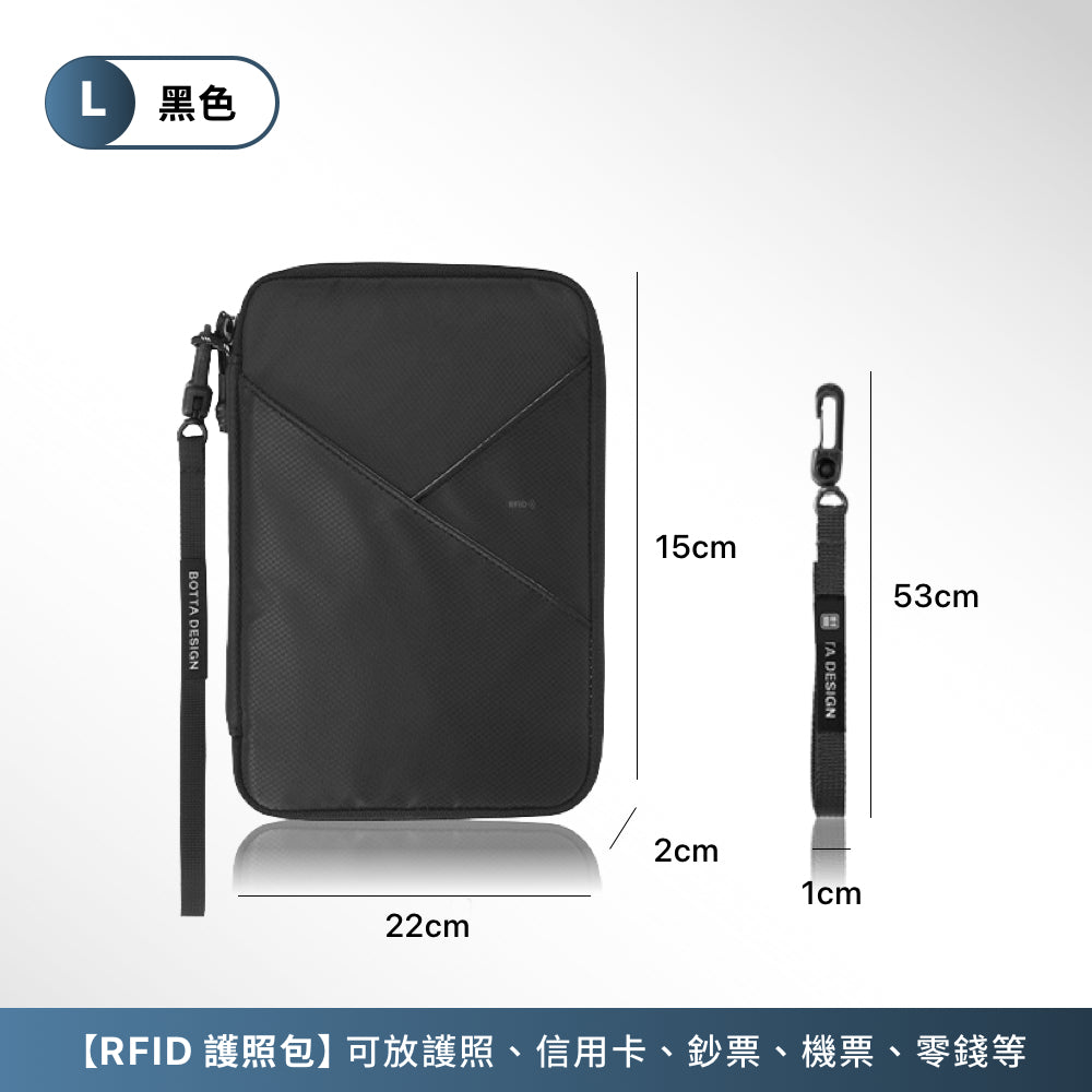 RFID防盜刷護照包
