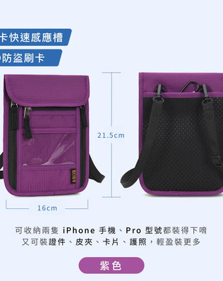 RFID防盜護照包