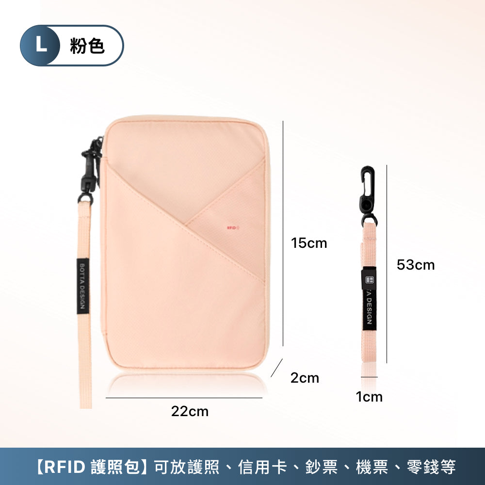 RFID防盜刷護照包