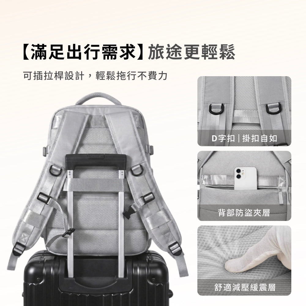 全新升級可擴充旅行背包