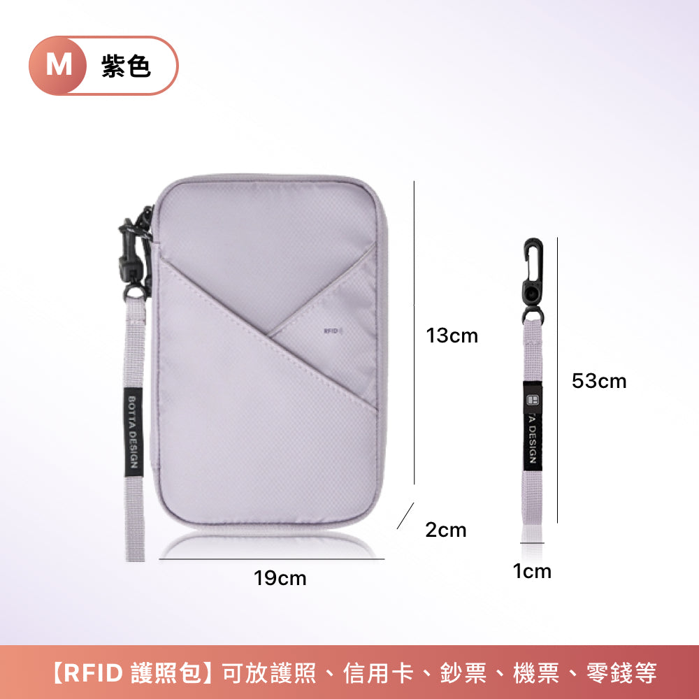 RFID防盜刷護照包
