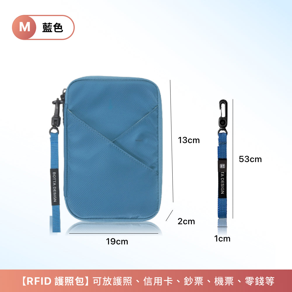 RFID防盜刷護照包