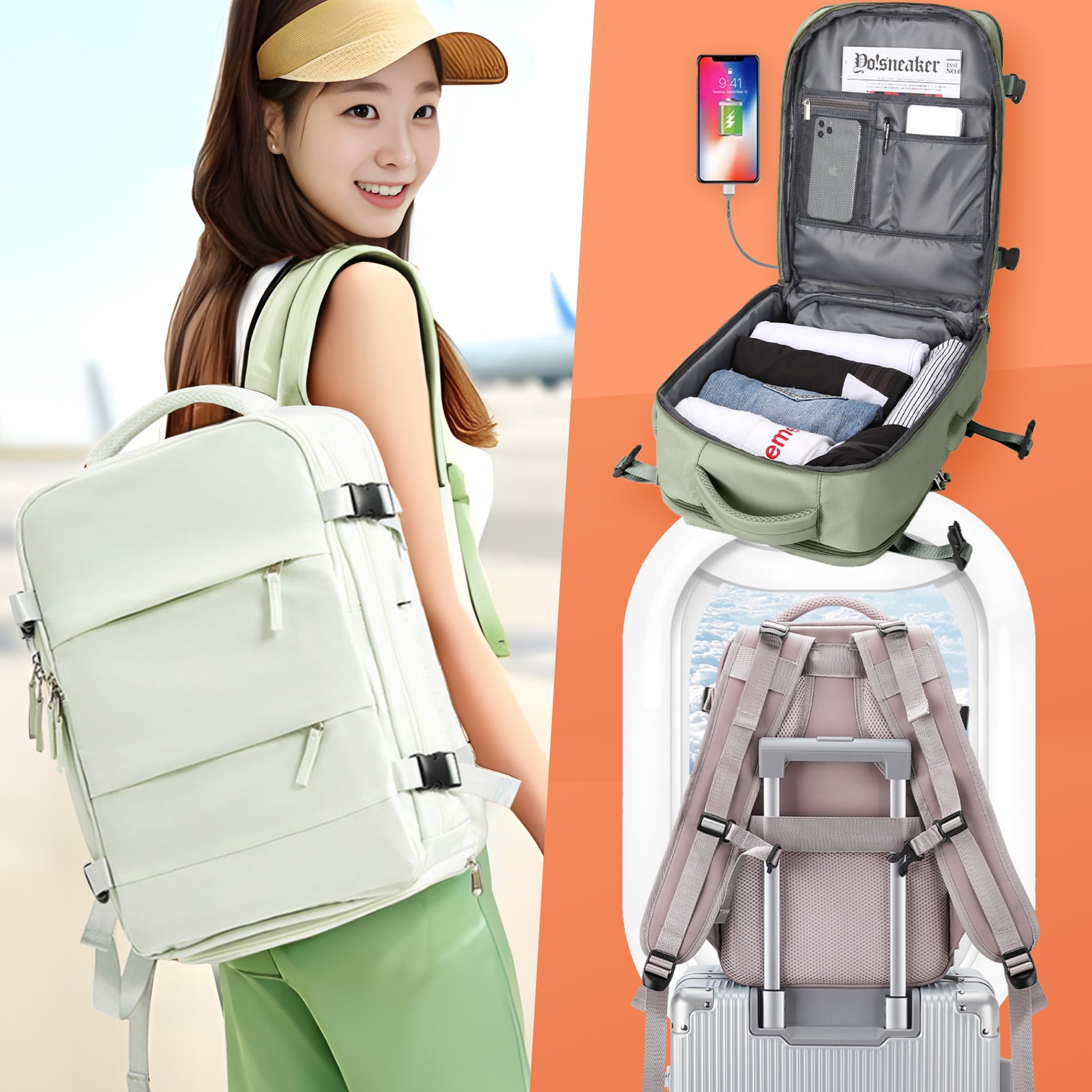 廉航剋星旅行登機後背包