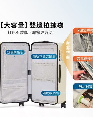 一煞即停胖胖行李箱