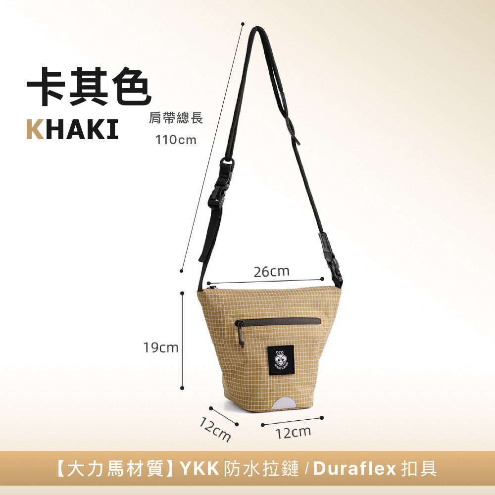 大力馬單肩水桶包