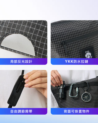 大力馬單肩水桶包