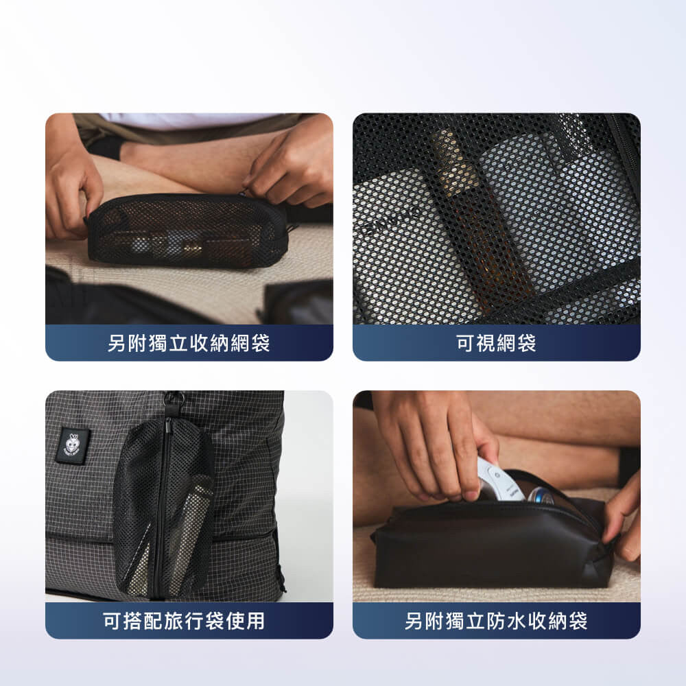 懸掛式多隔層盥洗包